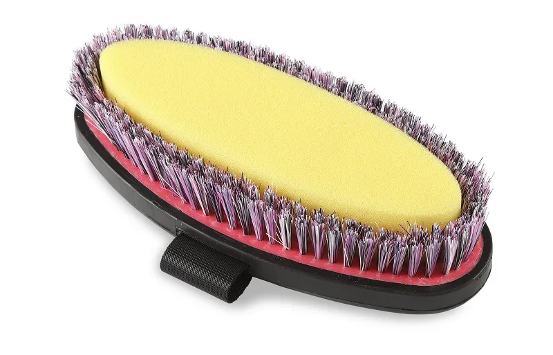 EZI-GROOM Grip Body Wash Brush in Pink